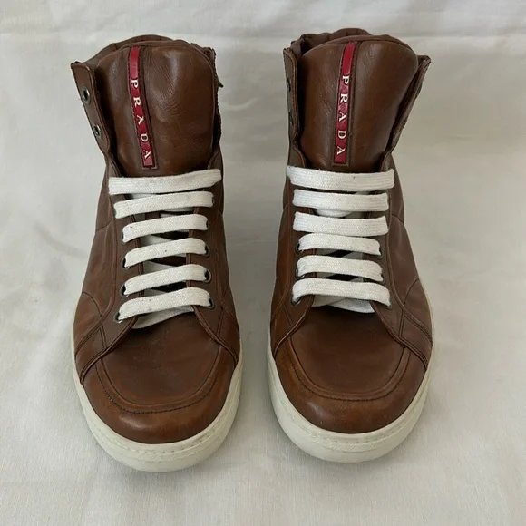 Prada Men’s High Top Sneakers - Picture 1 of 4